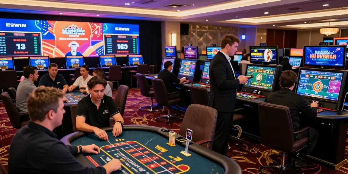 E2WIN mang đến trải nghiệm casino trực tuyến sôi động với người chơi đa dạng và không khí sang trọng.