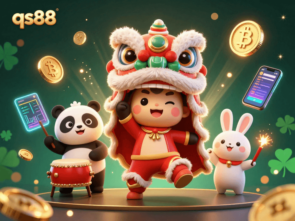 Engage with qs88 for thrilling online casino experiences featuring vibrant characters and crypto elements.