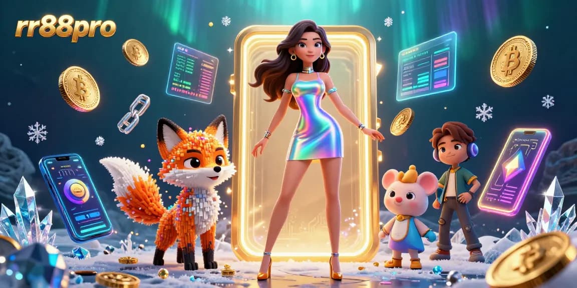 Engage in exciting gameplay at rr88pro with dynamic 3D graphics and crypto-themed casino elements.