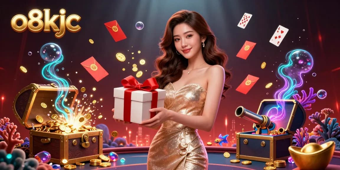 Experience festive luck at o8kjc casino with golden gifts and vibrant winning elements.