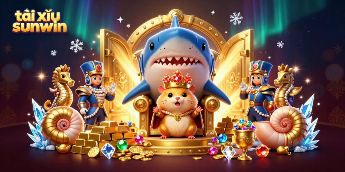 Join the fierce hamster king and his royal seahorses to win big in tài xỉu sunwin!