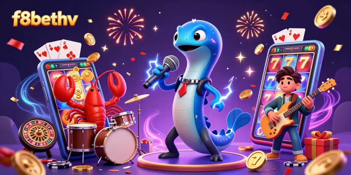Engage with f8bethv as the electric eel DJ ignites the underwater casino experience with vibrant games.