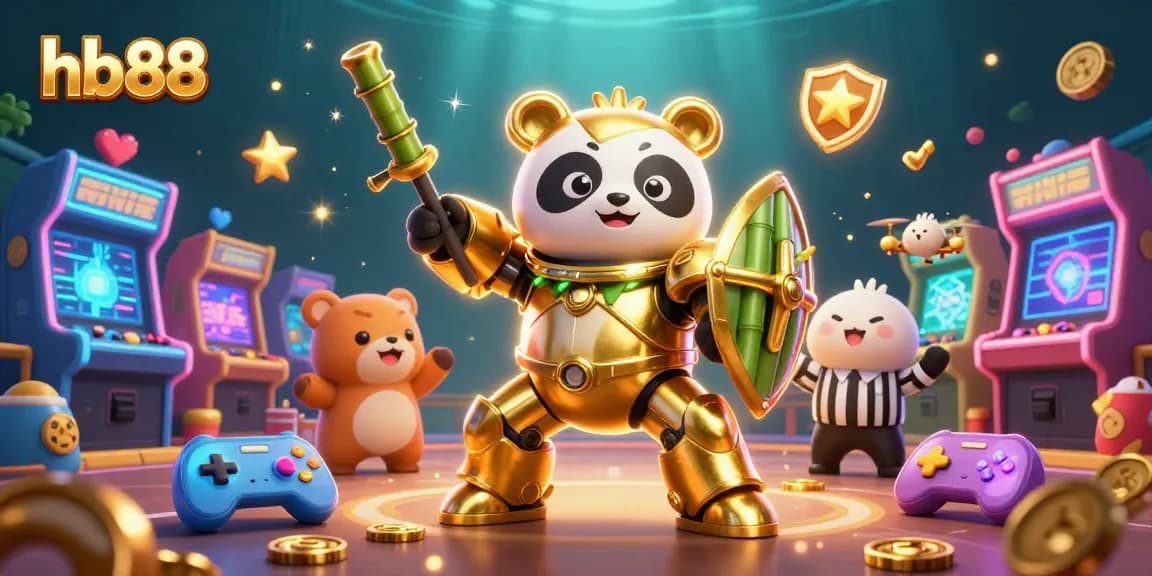 Engage in thrilling gameplay at hb88 with a vibrant 3D casino illustration featuring exciting game elements.