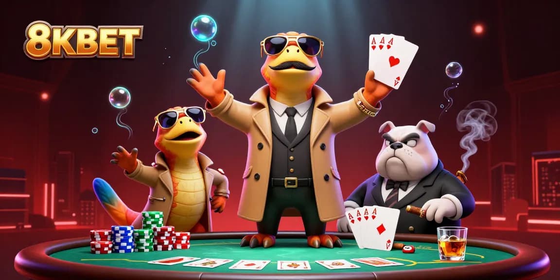 Play poker at 8KBET with thrilling characters and rich gaming elements