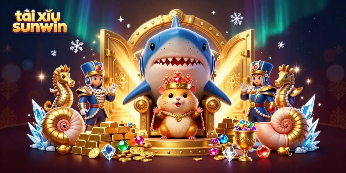 Join the fierce hamster king and his royal seahorses to win big in tài xỉu sunwin!