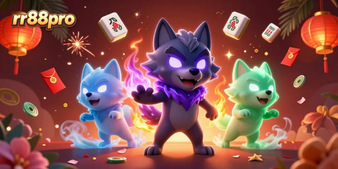 Experience immersive gambling with rr88pro's casino-themed illustration featuring vibrant gaming elements.
