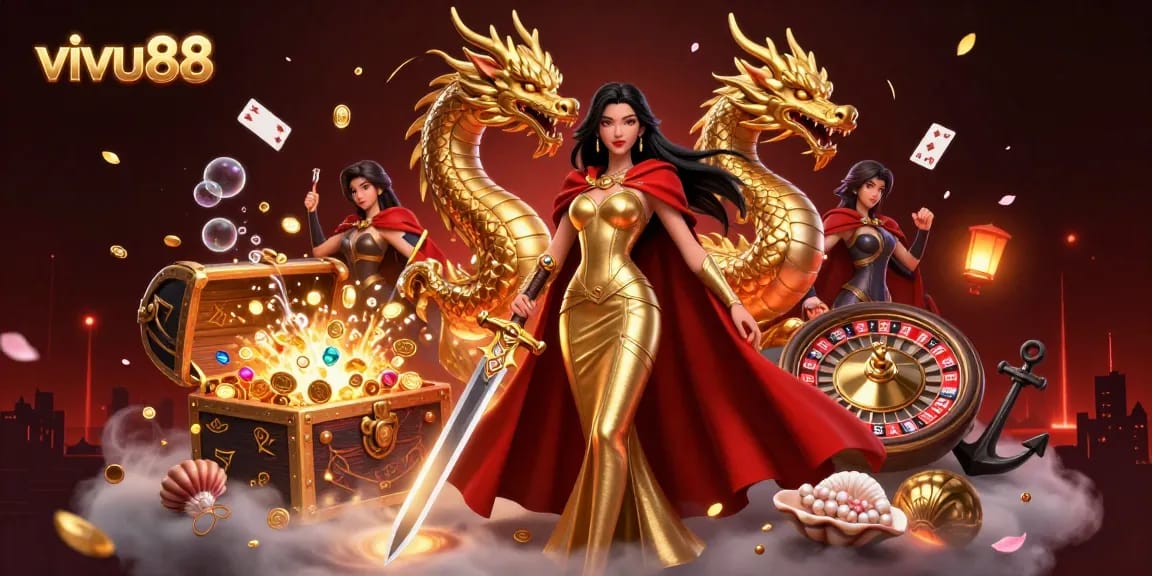 Spin the roulette wheel and enjoy the thrill of play at vivu88's exciting casino.