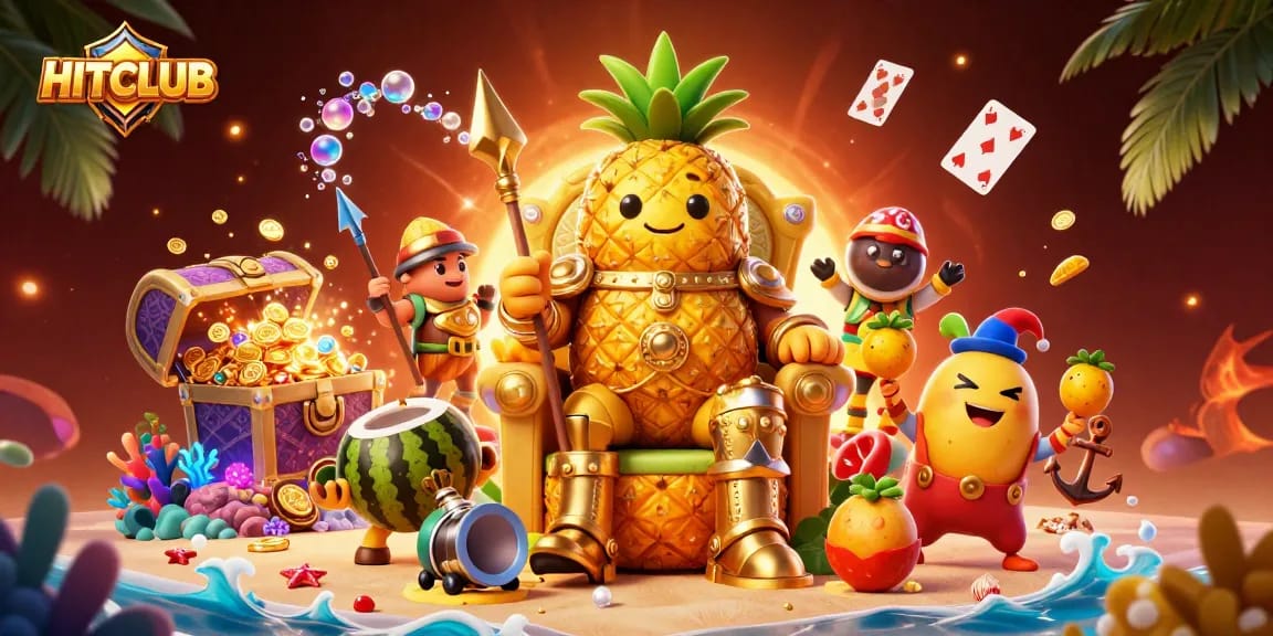 HITCLUB presents vibrant action in a 3D casino scene featuring unique characters and thrilling game elements.