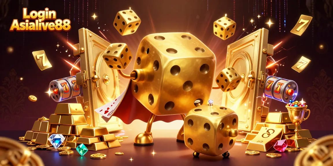 Engage in thrilling gameplay at Login Asialive88 with vibrant 3D casino elements.