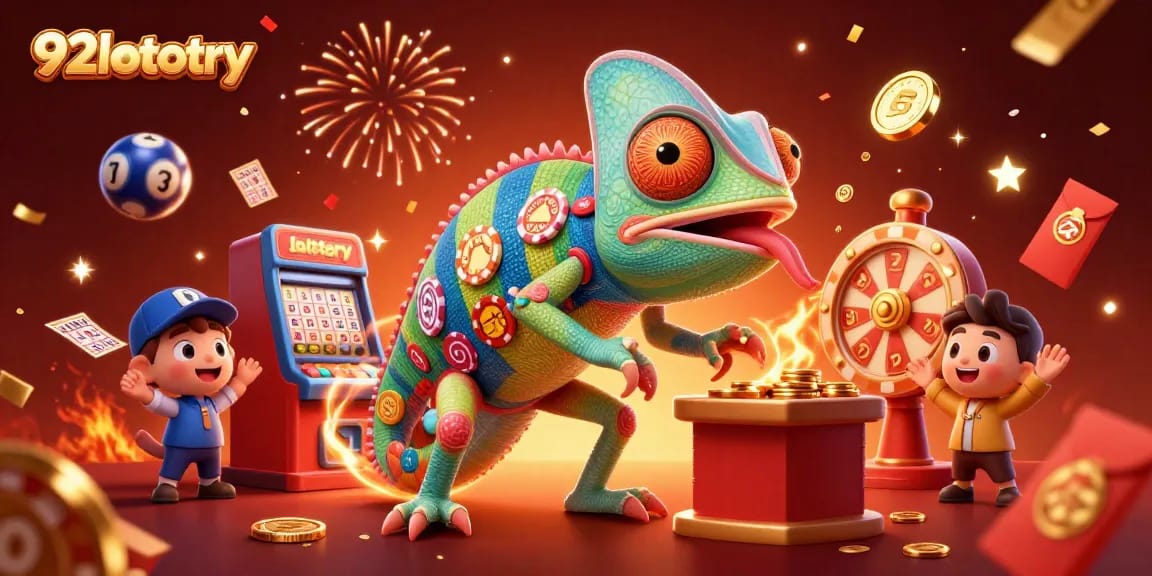 Winning big at 92lottery with dynamic lottery balls, red envelopes, and exciting casino action