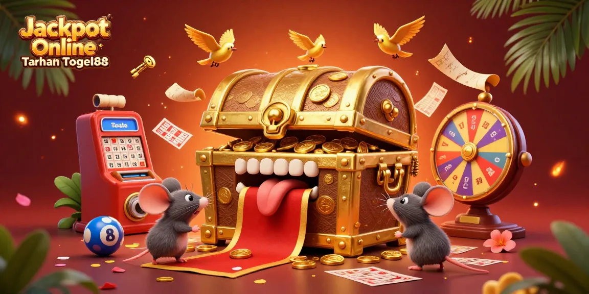 Engage in thrilling moments at Jackpot Online Taruhan Togel88 with vibrant lottery machines and Togel elements.