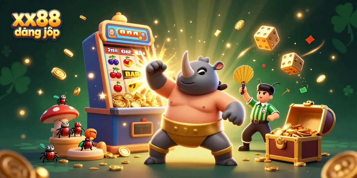 Experience exhilarating gameplay at xx88 đăng nhập with a thrilling jackpot scene bursting with excitement.