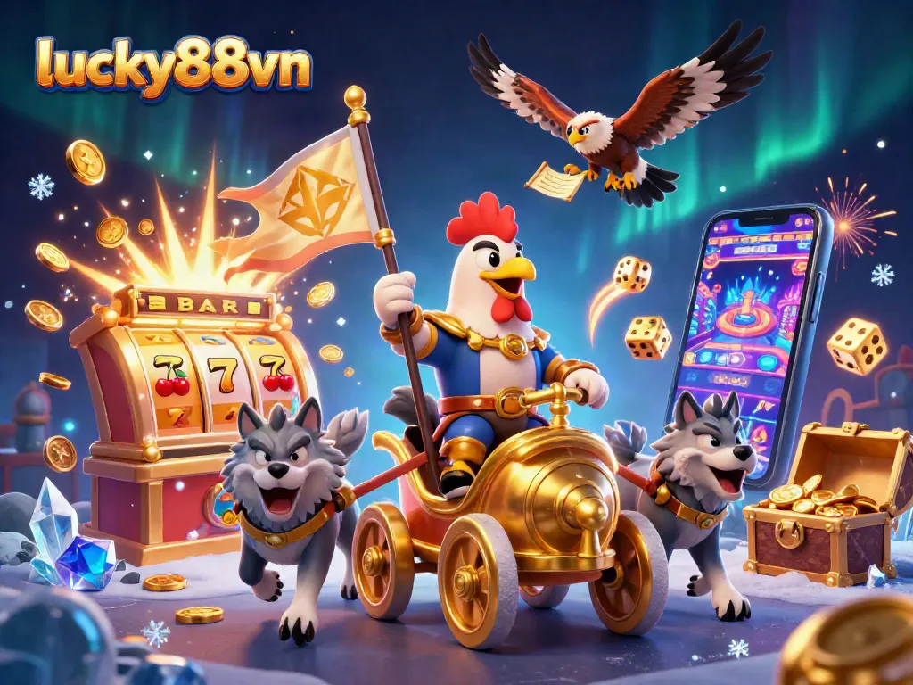 Engage with lucky88vn through the thrilling gameplay of animated casino adventures featuring majestic characters.