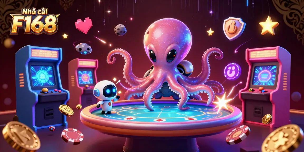 Experience Nhà cái F168 with exciting poker action featuring a vibrant casino scene.