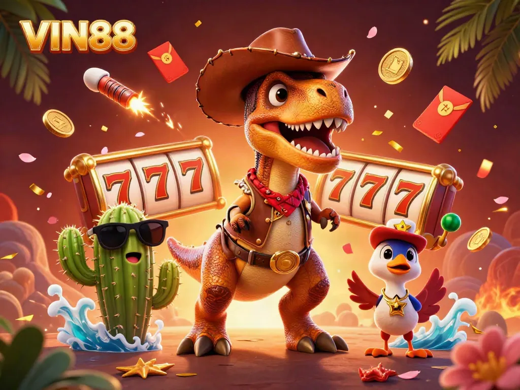 Engage with thrilling casino adventures at VIN88 featuring exciting games and vibrant characters.