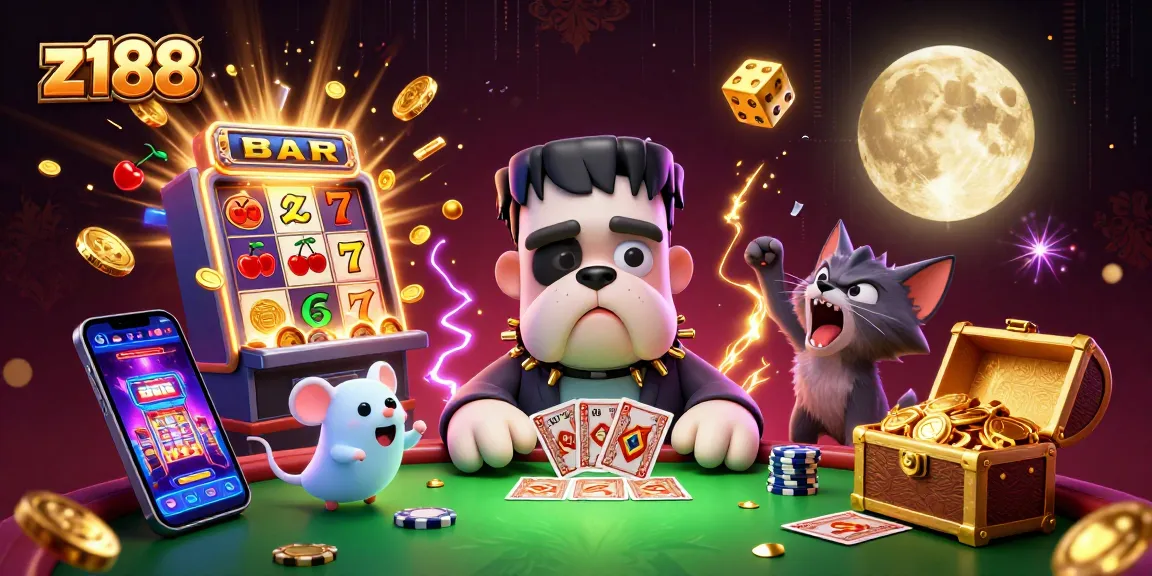Play exciting casino games with z188 featuring unique characters and vibrant animations.