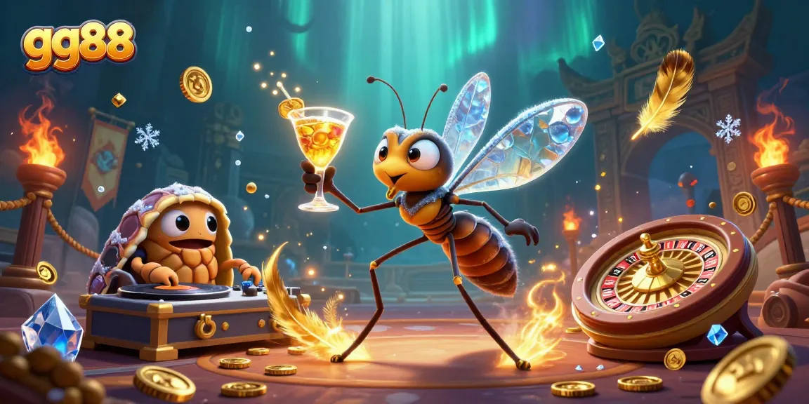 Bet on gg88 with thrilling games and vibrant casino elements in a dynamic scene.
