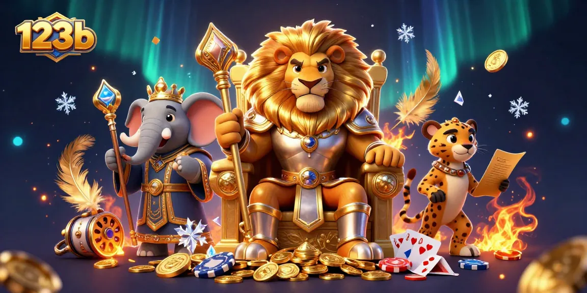 Experience thrilling moments at 123b with a king, advisor, and messenger in a lively casino scene.