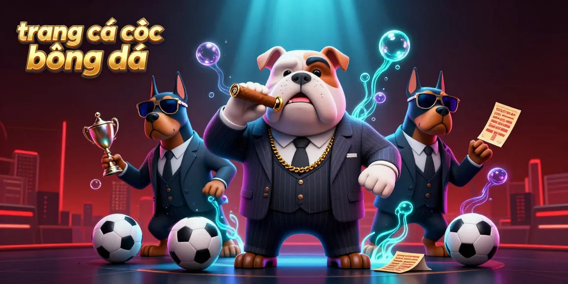 Betting on trang cá cược bóng đá with energetic bulldog mafia boss and bodyguard dobermans.