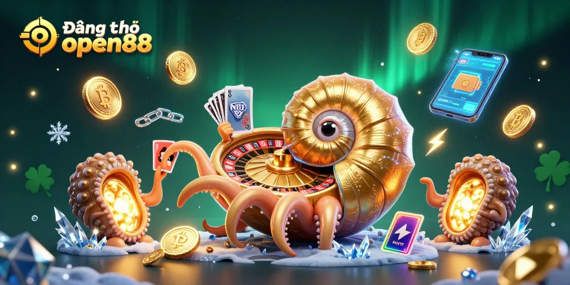Win exciting bonuses with Đăng ký open88 in an energetic online casino scene featuring vibrant game elements.