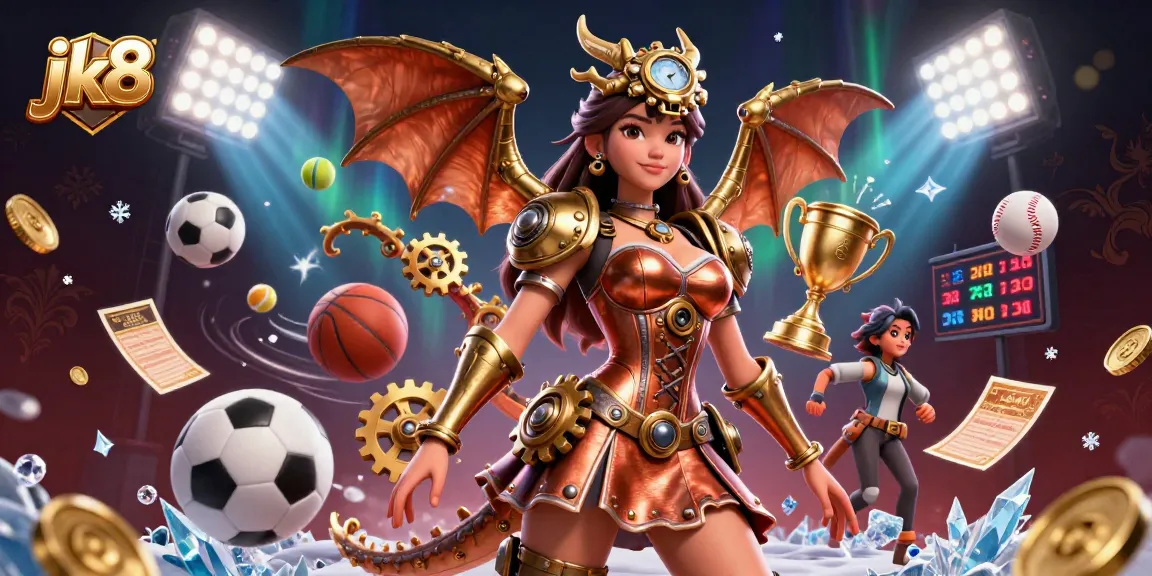 Engage with the jk8 sports betting scene featuring a dynamic woman and thrilling moments.