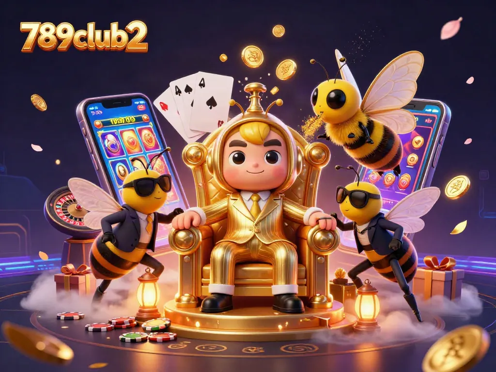 Experience the excitement of 789club2 with a colorful slot game surrounded by vibrant casino elements.