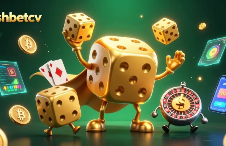 Engage with shbetcv's vibrant online casino world through dynamic golden dice, crypto coins, and rich gaming elements.