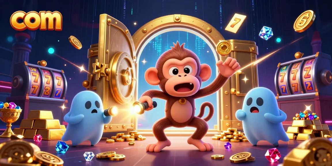 Engage with com on an exciting haunted casino adventure featuring a playful poltergeist monkey.